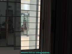 গজ দিয়ে স্লাইডিং উইন্ডো