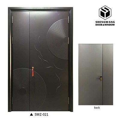ভিলা অ্যালুমিনিয়াম গ্লাস hinged দরজা অ্যালুমিনিয়াম মধুচক্র অভ্যন্তর সঙ্গে hinged অ্যালুমিনিয়াম দরজা