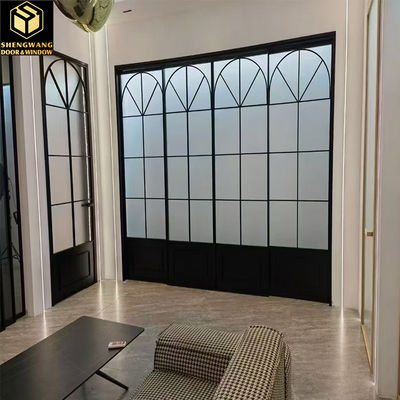 3 শাটার মরিচা প্রমাণ অ্যালুমিনিয়াম স্লাইডিং জানালা শব্দ শোষণকারী অ্যালুমিনিয়াম স্লাইডিং স্যাশ