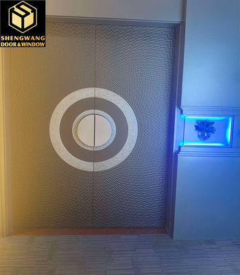 স্যাপেল ক্ষয় প্রতিরোধী অ্যালুমিনিয়াম রুম দরজা সলিড কোর দরজা শব্দরোধী