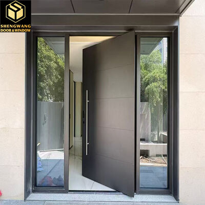 ওডিএম সুইং অ্যালুমিনিয়াম পথচারী বাগান গেটস কপার ইমিটেশন সারফেস ফিনিশিং মেটাল গেট আউটডোর